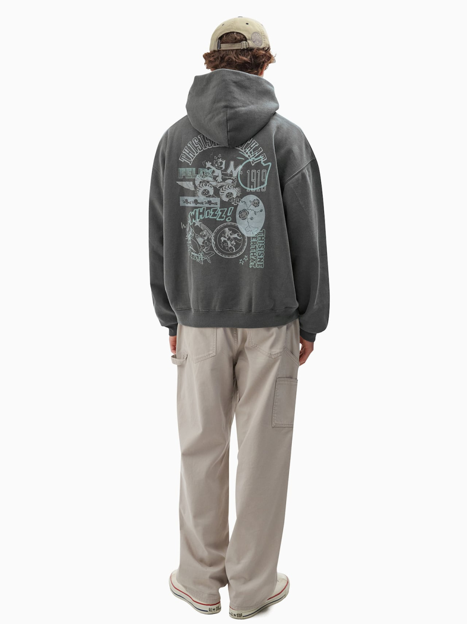 さらに100円引き◆thisisneverthat◆TNT Felix Archive Hoodie TNT-Felix-Archive-Hoodie-Dark-