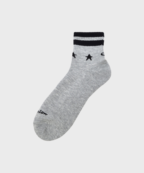 멀티컬러 쿼터랭스 삭스 3켤레 Star