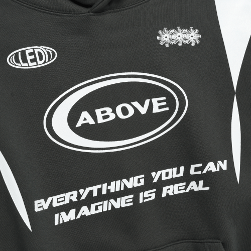 ABOVE LOGO HOODIE WATERMELON