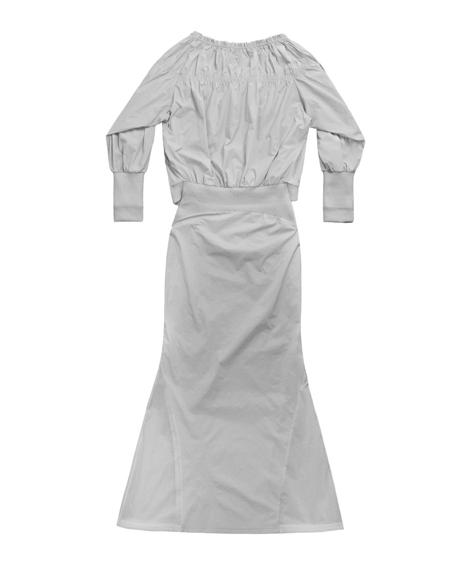 ◆ojos◆ Open Waist Mermaid Dress Grey 23MW-OP01-GR MUSINSA | OJOS Open Waist Mermaid Dress / Grey
