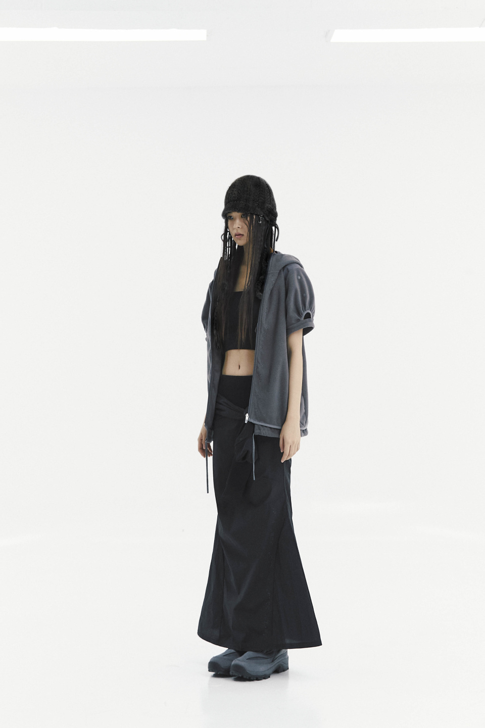 ◆ojos◆ Open Waist Mermaid Dress Black 23MW-OP01-BK MUSINSA | OJOS Open Waist Mermaid Dress / Black