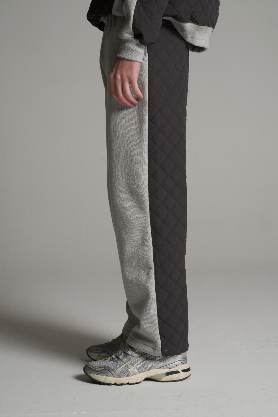 Padding Pants 테네르(TENER) Padding set-up wide banding pants gray - 사이즈 & 후기 | 무신사