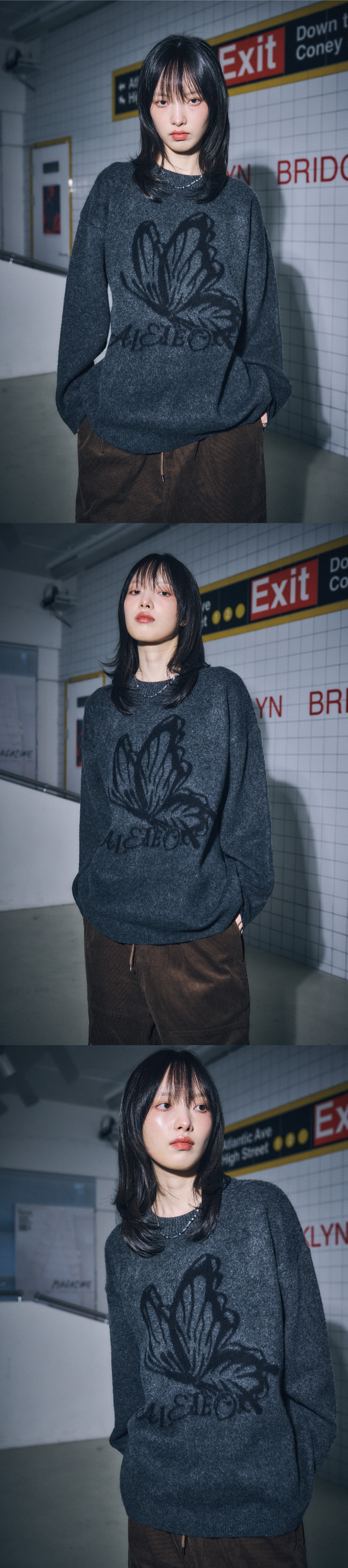 ★韓国の人気★【CPGN STUDIO】★Butterfly Brush Sweate.r★ ☆韓国の人気☆【CPGN STUDIO】☆Butterfly Brush Sweate.r