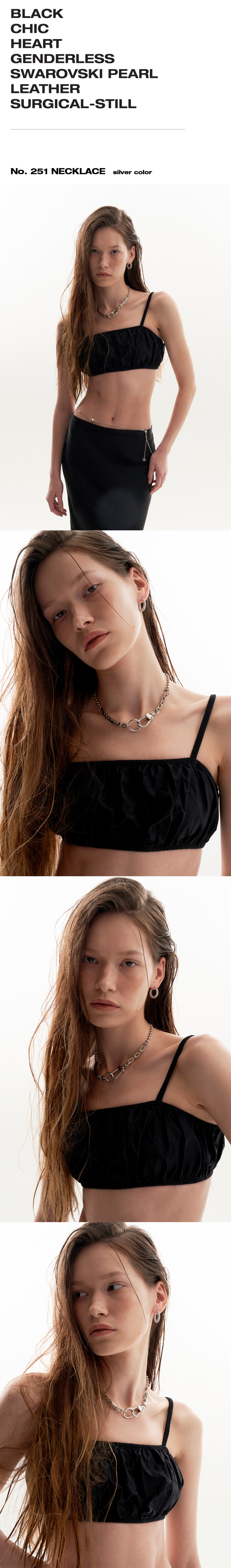 ★SENTIMENTS★ NO.251 [SILVER] NECKLACE MUSINSA | SENTIMENTS NO.251 [SILVER] NECKLACE