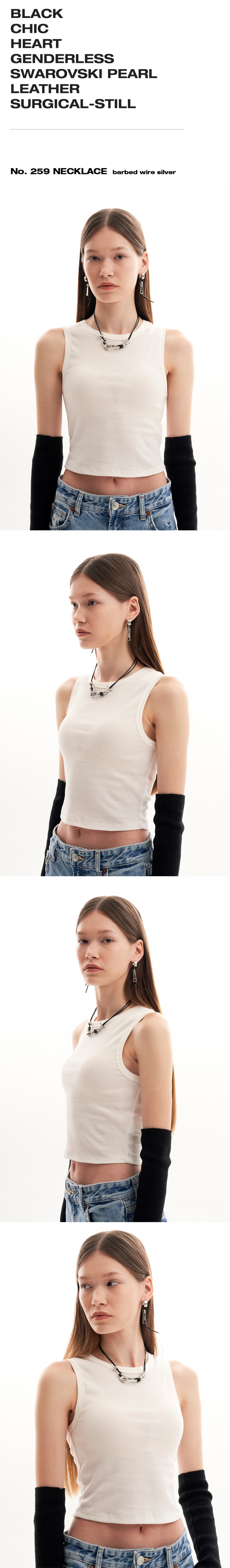 【Sentiments】NO.259 NECKLACE MUSINSA | SENTIMENTS NO.259 [SILVER] NECKLACE