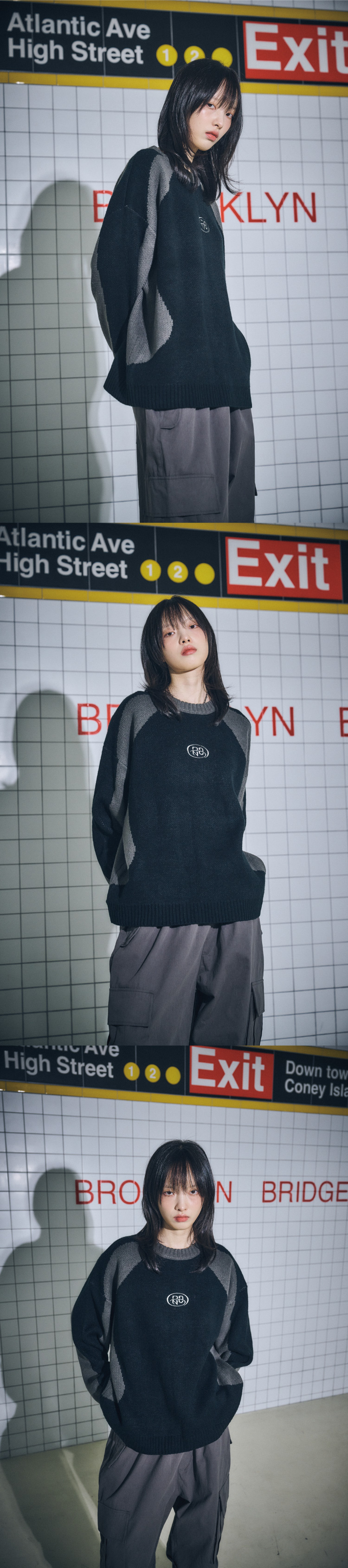 [CPGN STUDIO ]★CP Emblem Embroidery Pullover 