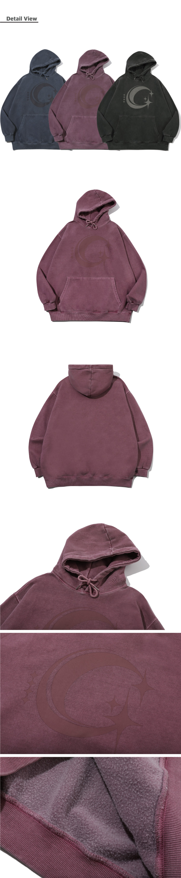 [CPGN STUDIO ]★Becom star Pigment Hoodie MUSINSA | CPGN STUDIO [2-WAY] Peak Star Pigment Hood Zip-up
