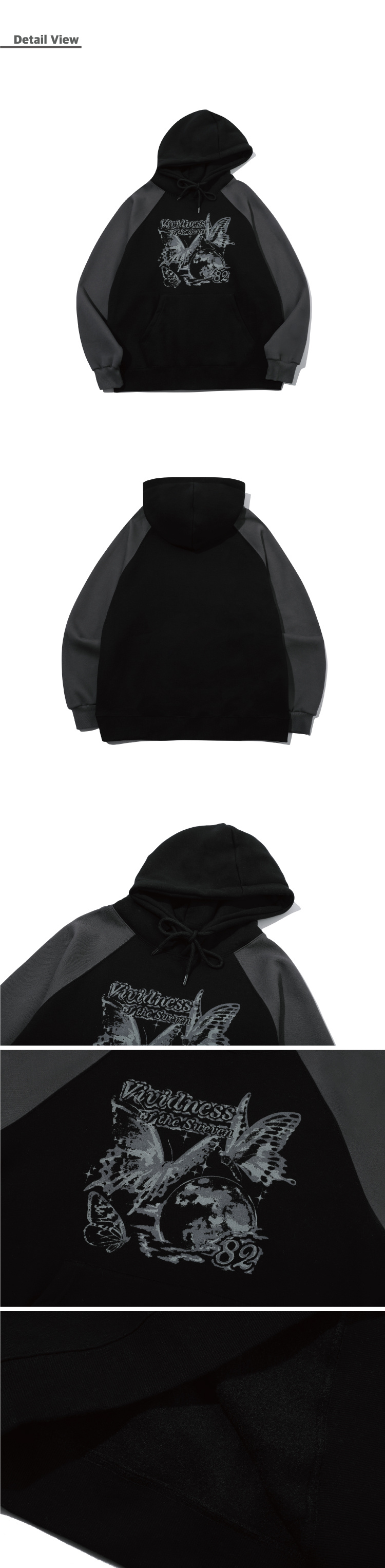[CPGN STUDIO ]★Vividness Raglan Hoodie MUSINSA | CPGN STUDIO Vividness raglan hoodie charcoal black