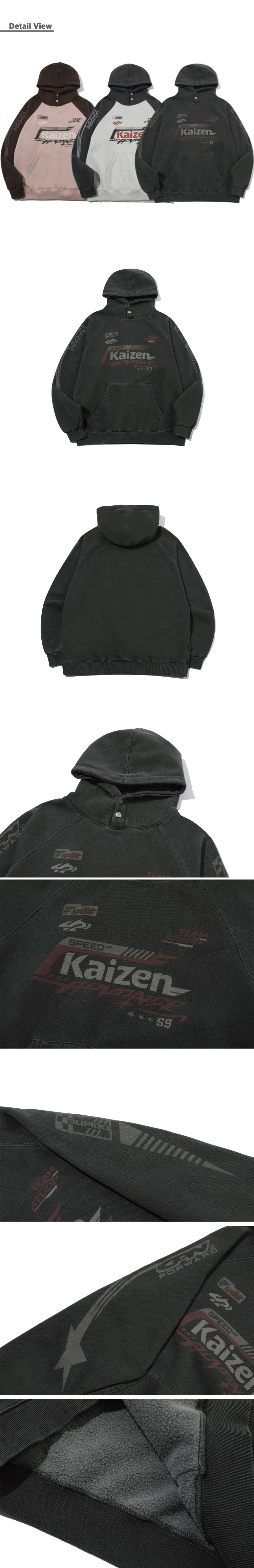 【CPGN STUDIO】23FW★ Kaizen Raglan Pigment Snap Hood MUSINSA | CPGN STUDIO Kaizen Raglan Pigment Snap Hood Smoke