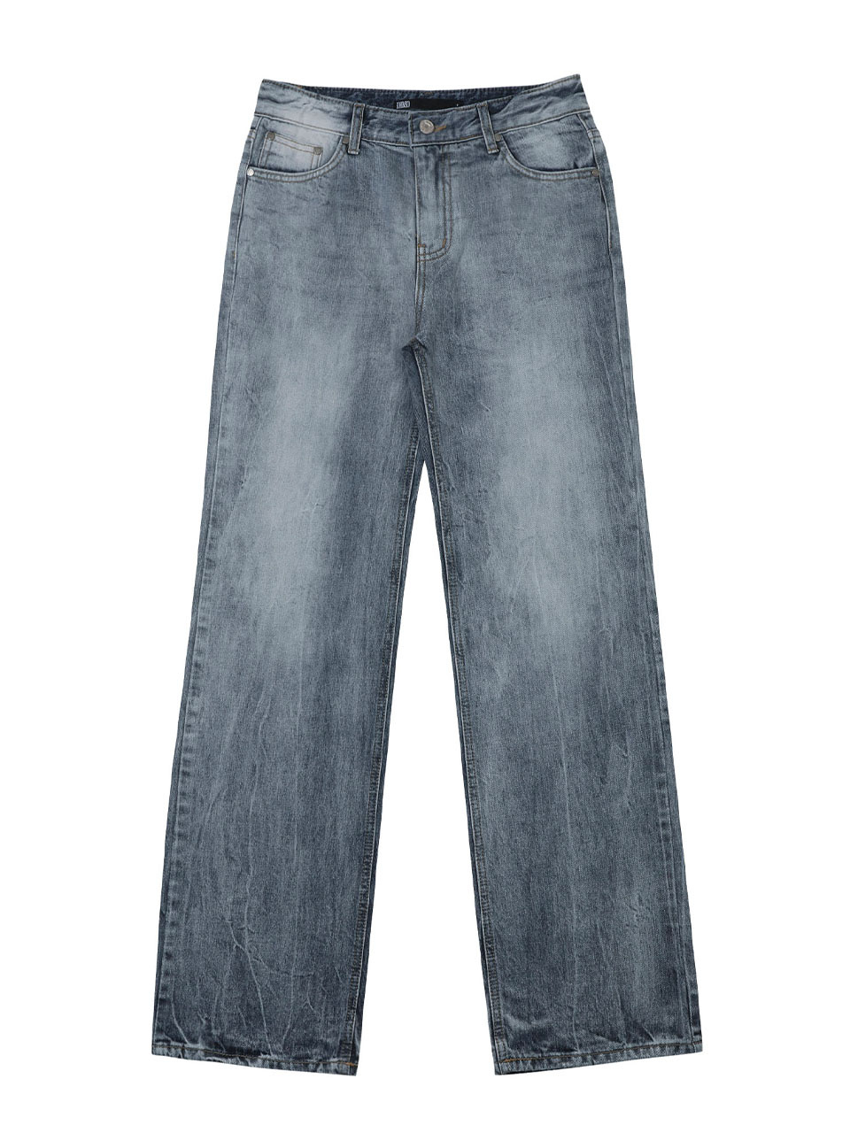 【 BOHEMSEO 】GRAY SKY WIDE LEG DENIM PANTS 보헤미안 서울(BOHEMSEO) GRAY SKY WIDE LEG DENIM PANTS