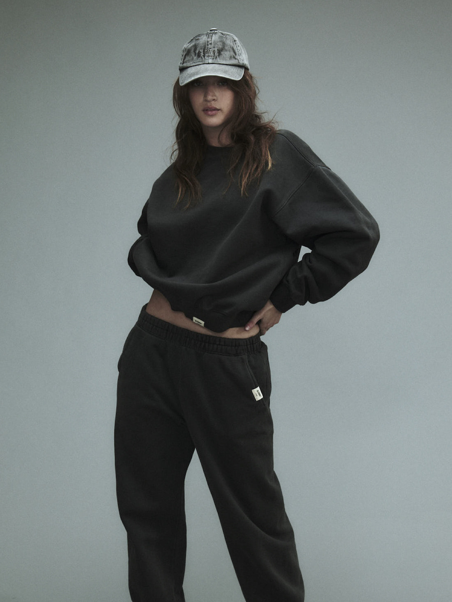 MUSINSA | GLOWNY G CLASSIC WASHED SWEATPANTS (CHARCOAL)