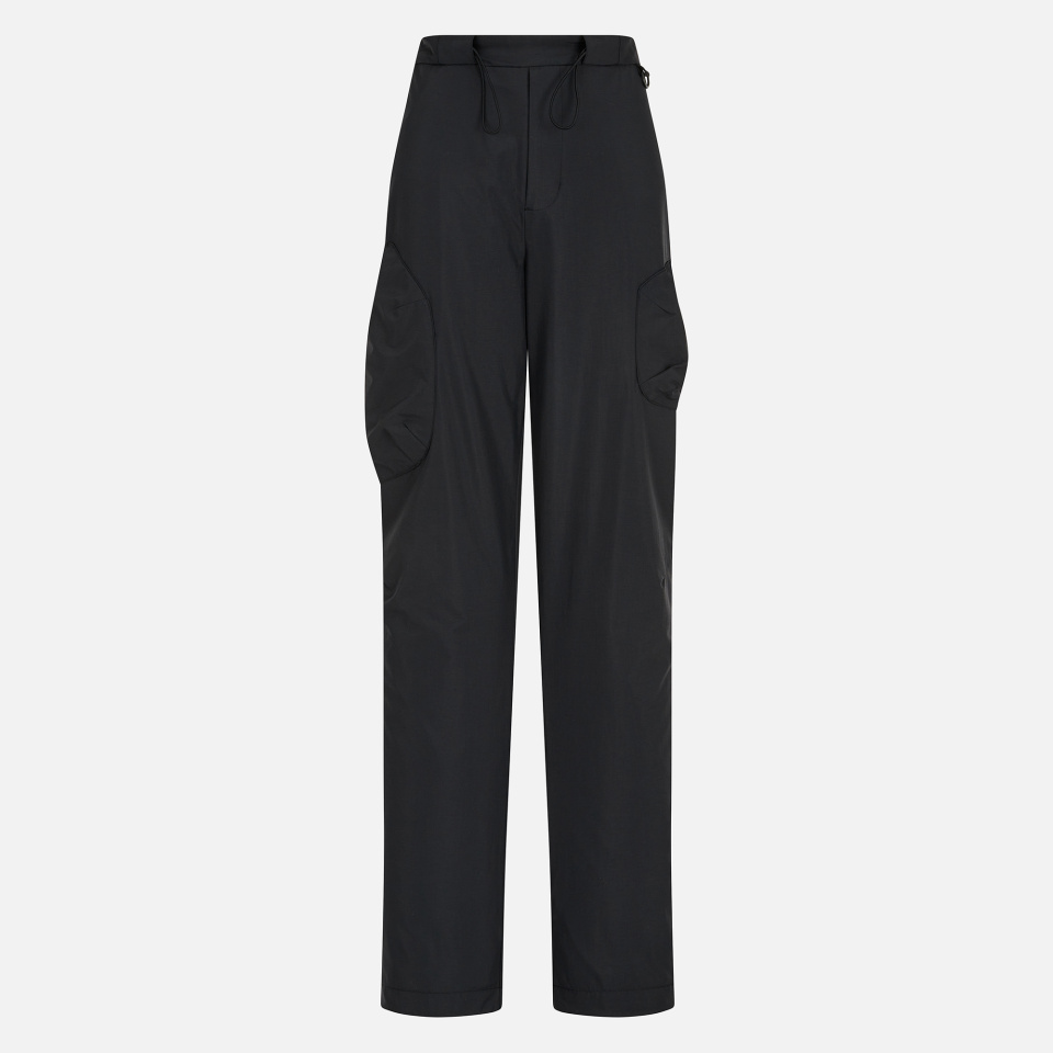 여성 퀼라유트 배이슨 팬츠 - 블랙