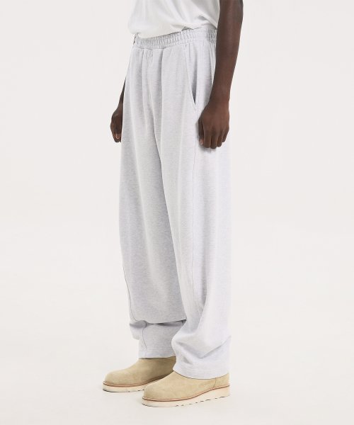 Baggy Sweat Pants, Light Grey