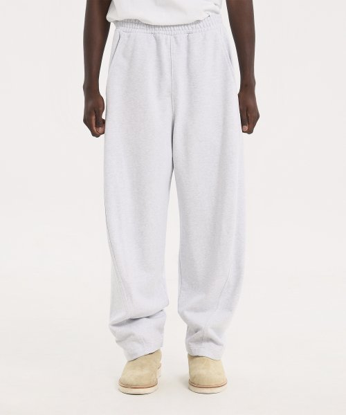 Baggy Sweat Pants, Light Grey