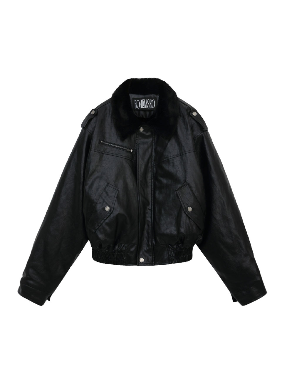 ジャケット・アウター Bohemian seoul leather blouson jumper BOHEMIAN SEOUL | 보헤미안서울 Bohemian Seoul Leather Bomber