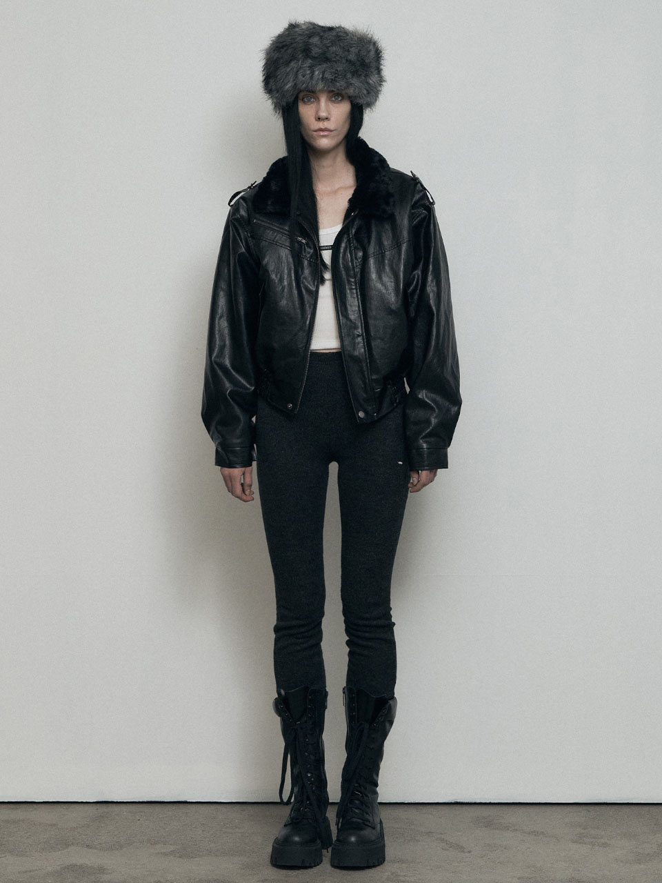 ジャケット・アウター Bohemian seoul leather blouson jumper BOHEMSEO(ボヘミアンソウル) アウター(レディース) - 海外通販の