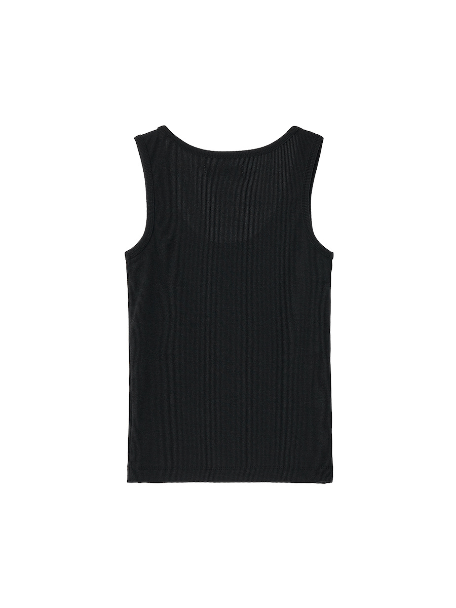 MUSINSA | GLOWNY G CLASSIC RIB TANK (CHARCOAL)