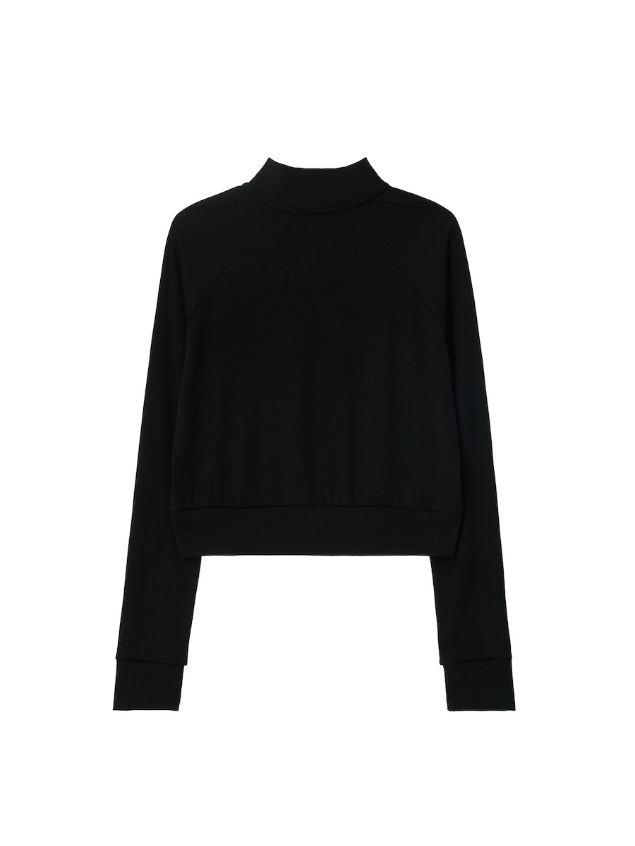 글로니(GLOWNY) G CLASSIC RIB TRACK ZIP-UP (BLACK) - 사이즈 & 후기
