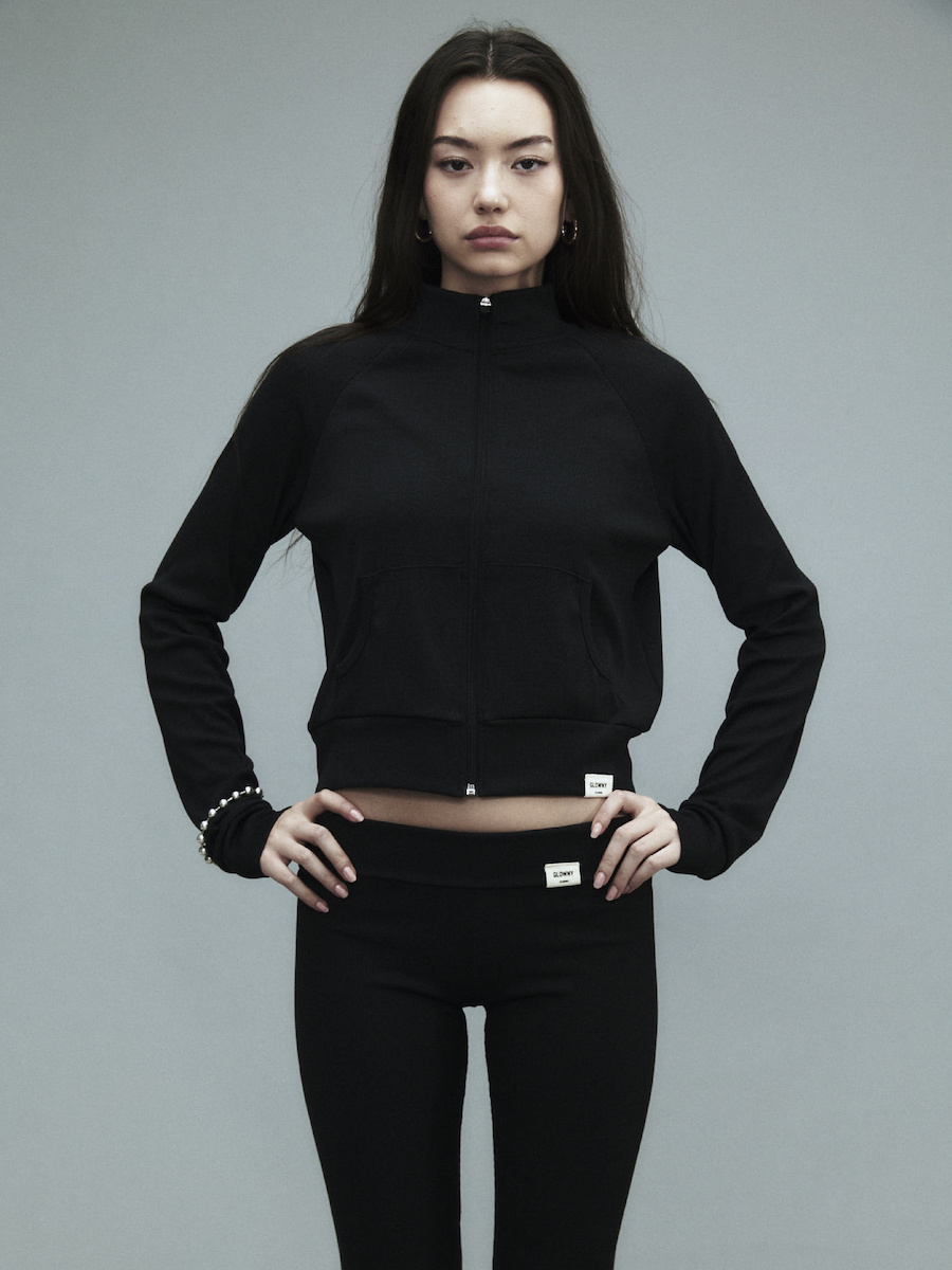 글로니(GLOWNY) G CLASSIC RIB TRACK ZIP-UP (BLACK) - 사이즈 & 후기