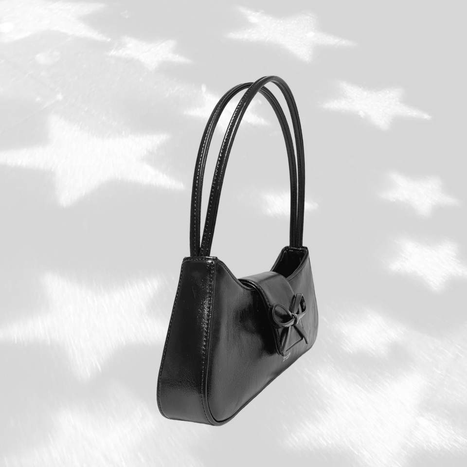MUSINSA公式 | TTMAB Bow Small baguette bag - 2A.M. black