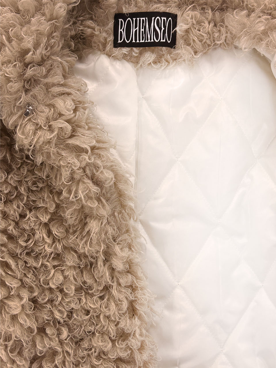 보헤미안 서울(BOHEMSEO) CLOUD FUR JACKET, BEIGE - 사이즈 & 후기