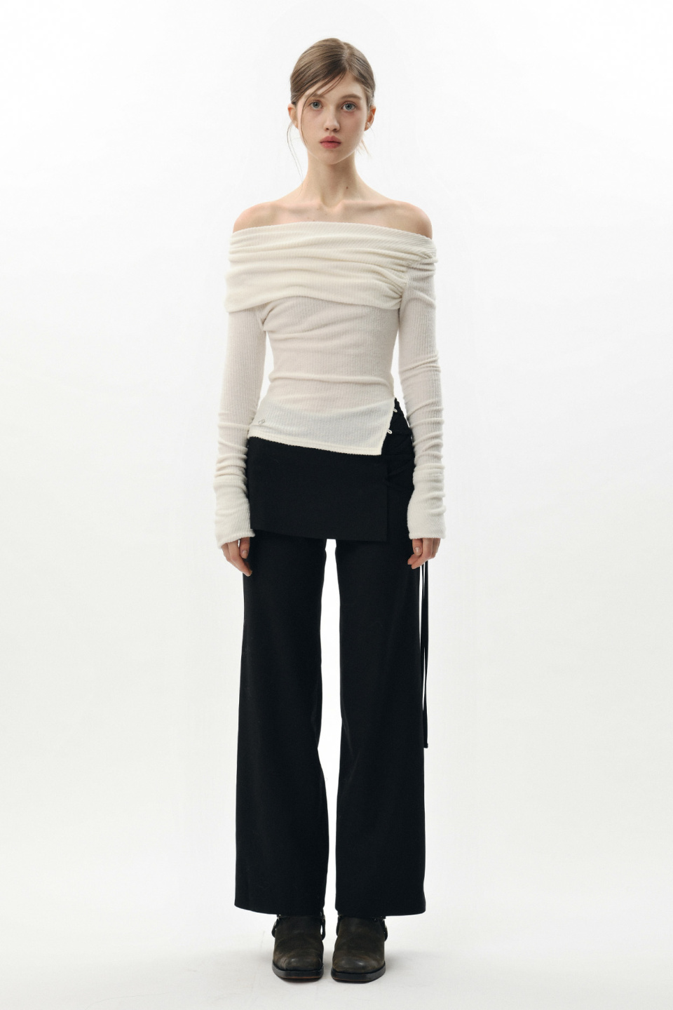 スーパーセール 半額 MUSINSA | black PANTS SKIRT REI PAINORPLEASURE ボトムス・スパッツ