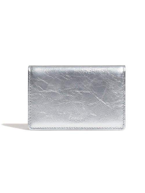 CRINKLE NAME POCKET - SILVER