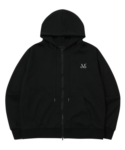 DENVER 2-WAY HOOD ZIP-UP (Black, Gray, White melange)