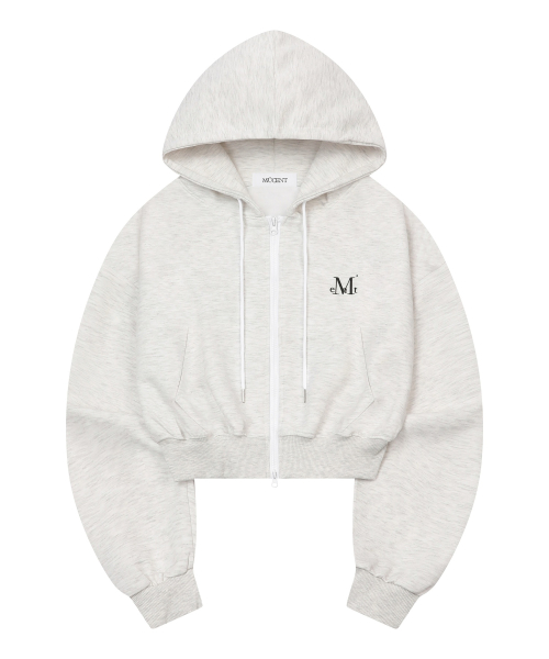 DENVER 2-WAY HOOD ZIP-UP (Black, Gray, White melange)