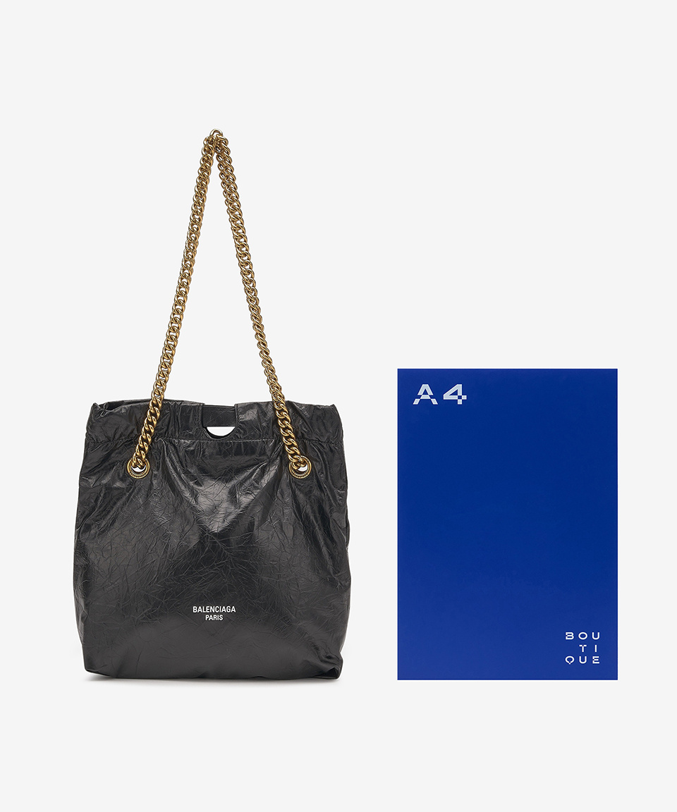 BALENCIAGA クラッシュミティアムホホハック 806487210J1 1000 バレンシアガ クラッシュ ミディアム トートバック デニム