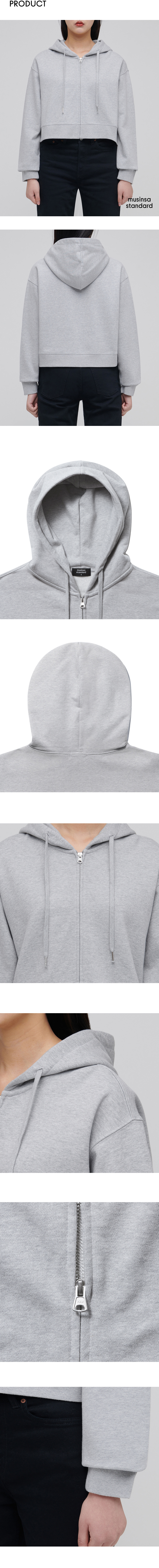 MUSINSA | MUSINSA STANDARD WOMAN WOMENS CROPPED ZIP-UP