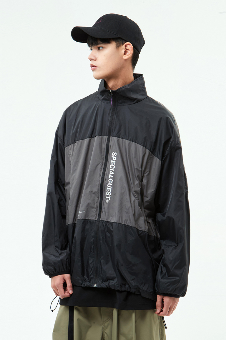 스페셜게스트(SPECIAL GUEST) V2 WIND BREAKER JK R (Black / Dark