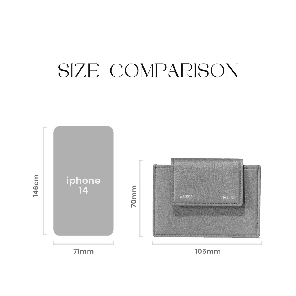 할리케이(HARLIEK) 세미 플립 카드지갑 / Sami Flip Card Wallet [Black] - 사이즈 & 후기 | 무신사