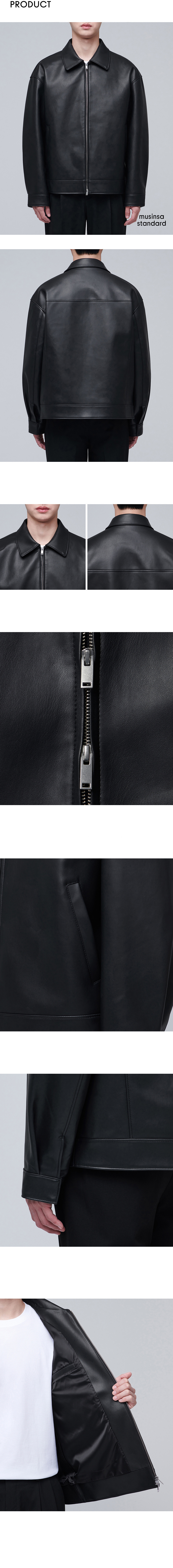 MUSINSA公式 | MUSINSA STANDARD VEGAN LEATHER OVERSIZED