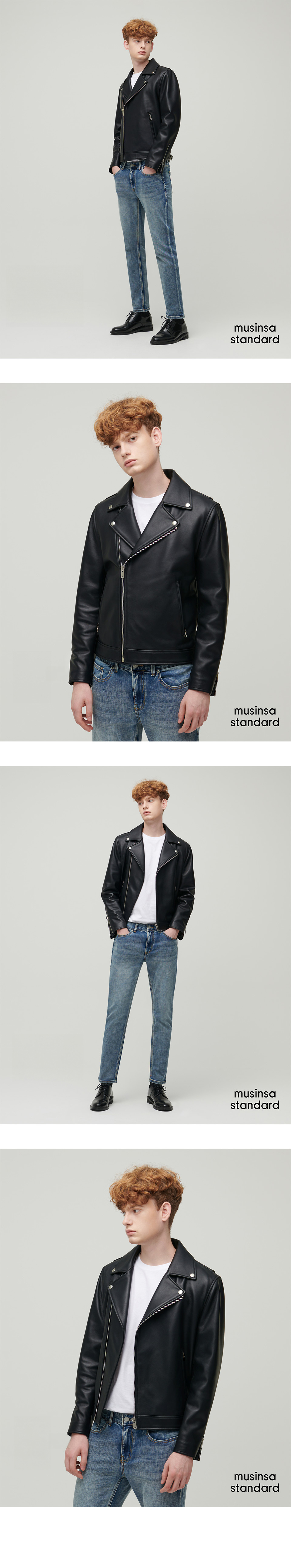 ジャケット・アウター MUSINSA STANDARD LAMBSKIN MOTORCYCLE ジャケット・アウター MUSINSA STANDARD LAMBSKIN MOTORCYCLE
