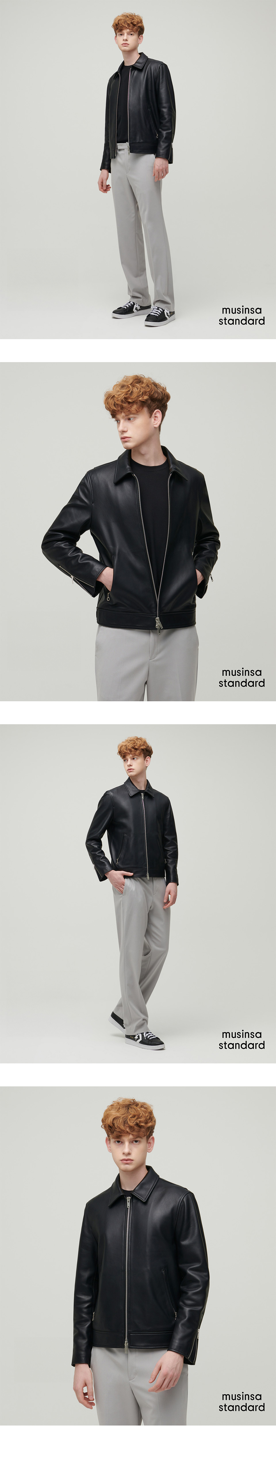 ジャケット・アウター MUSINSA STANDARD LAMBSKIN MOTORCYCLE MUSINSA公式 | MUSINSA STANDARD LAMBSKIN SINGLE MOTORCYCLE