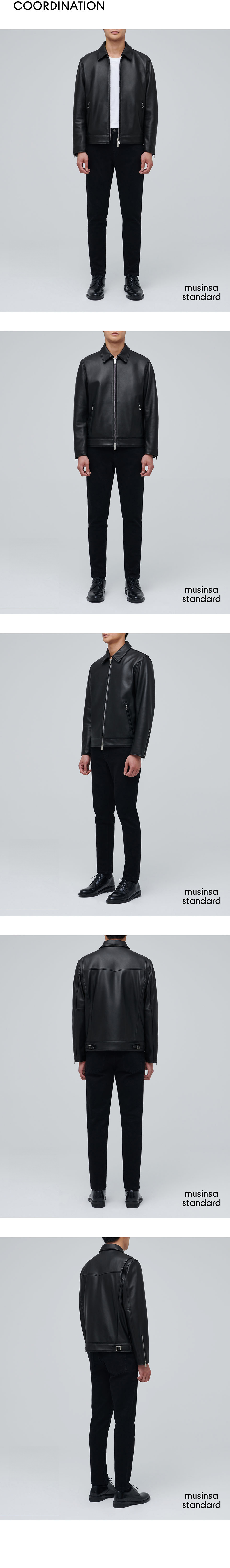 MUSINSA公式 | MUSINSA STANDARD LAMBSKIN SINGLE MOTORCYCLE