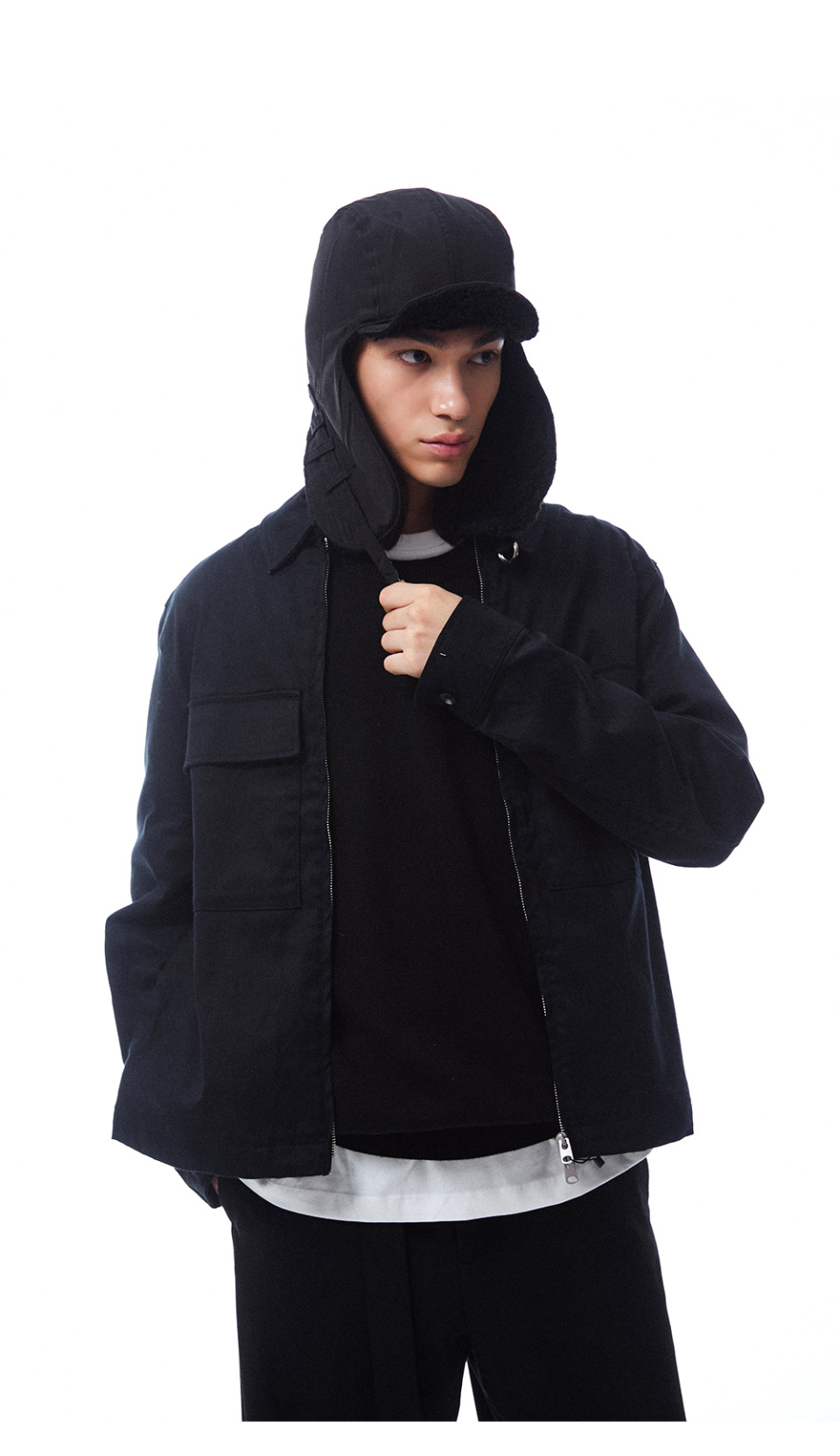 MUSINSA | SLEEPY SLIP [unisex]F/W REVERSIBLE SATIN TROOPER