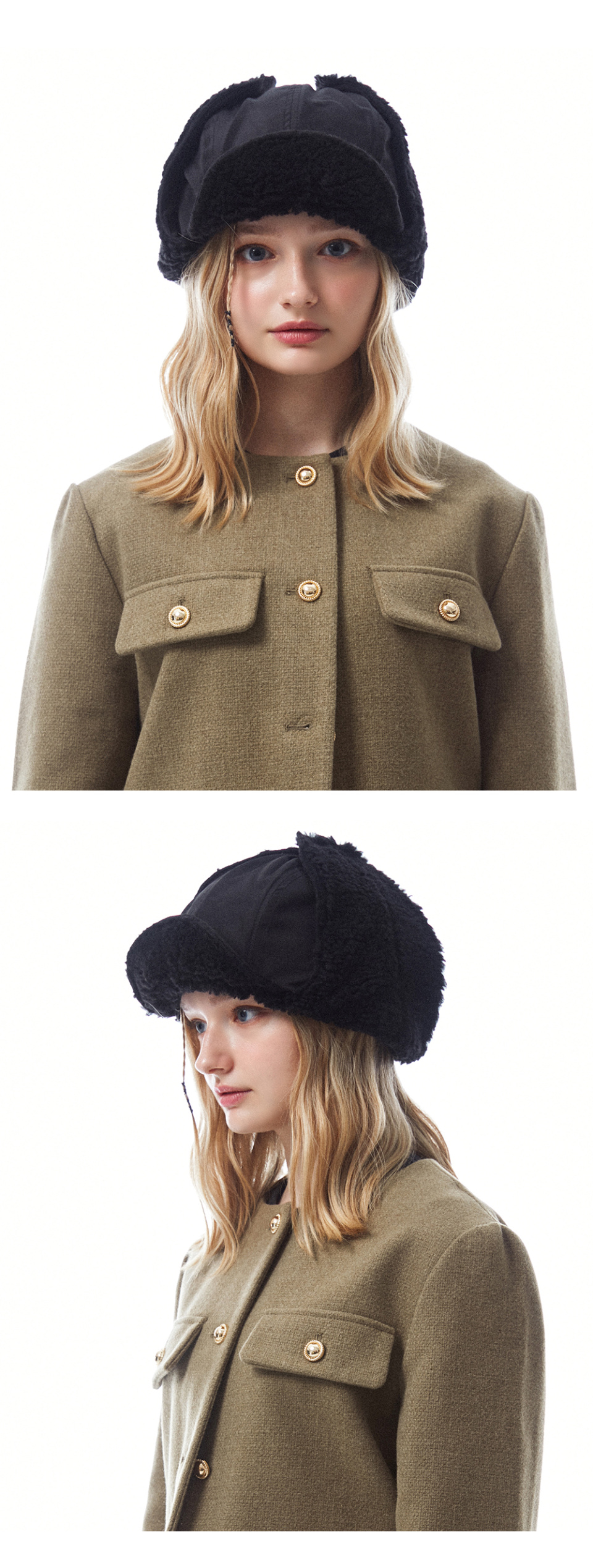 SLEEPY SLIP★人気 [unisex]F/W REVERSIBLE SATIN TROOPER HAT MUSINSA | SLEEPY SLIP [unisex]F/W REVERSIBLE SATIN TROOPER