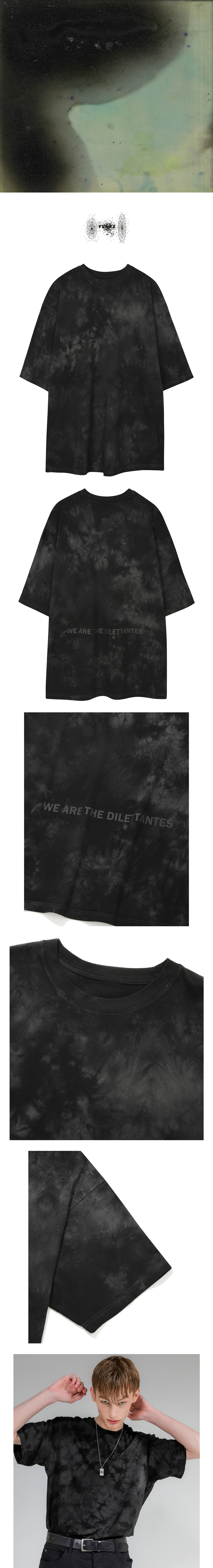 【FLAREUP】Tie-dye Oversized Sleeve MUSINSA | FLAREUP Tie-dye Oversized Sleeve (FU-140_Charcoal)