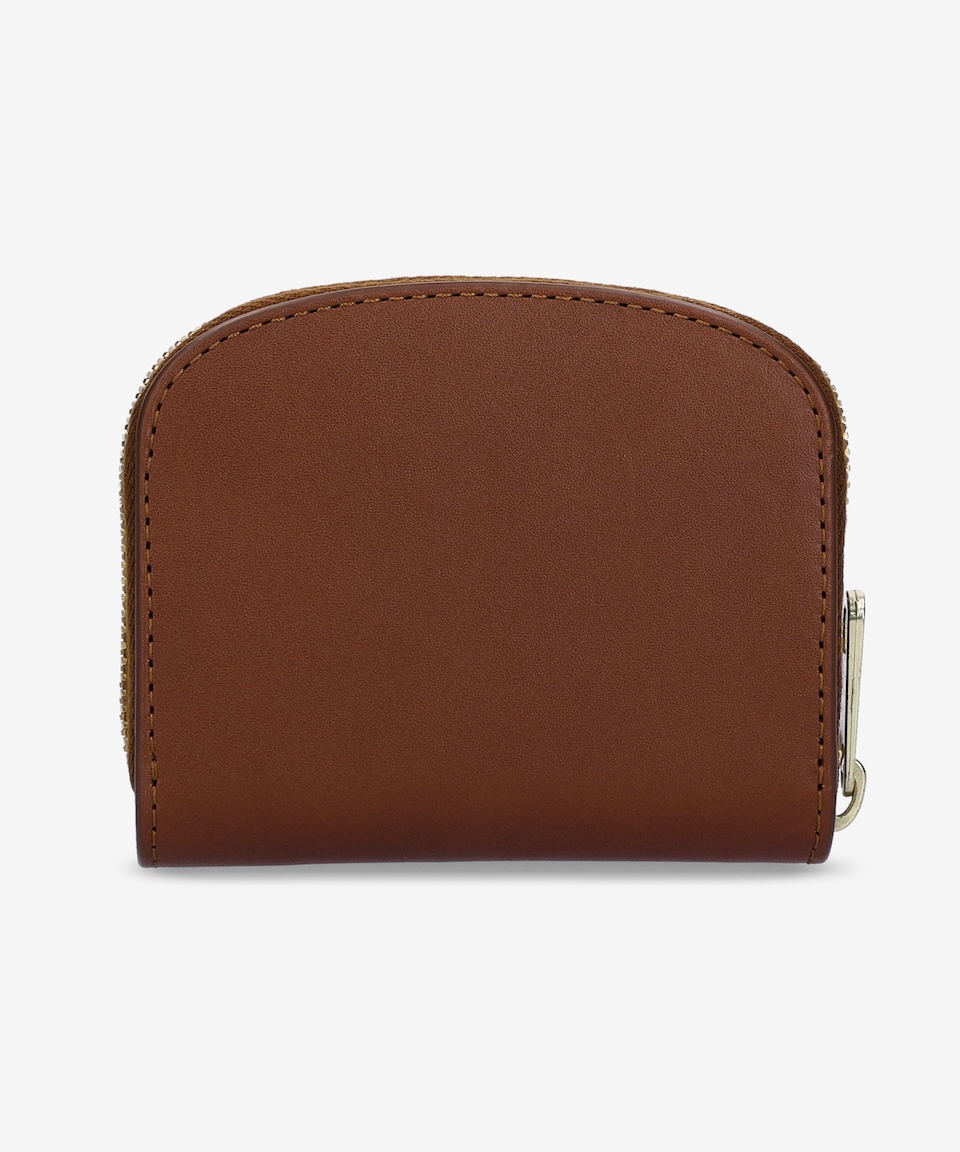 カードケース・名刺入れ APC Mini Demiloon Compact Card Holder Hazelnut PXAWVF63437CA MUSINSA | A.P.C. Mini Demilun Compact Card Holder - Hazelnut