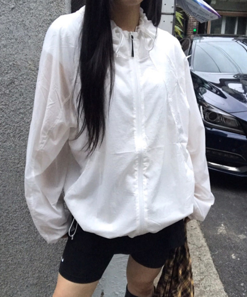 Ultra-Light Raglan Windbreaker_White_OL261