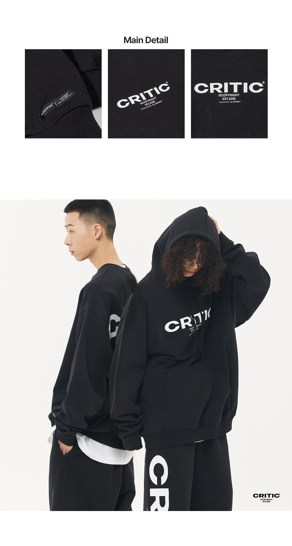 【CRITIC】送料・関税込★OG Logo Sweatshirt MUSINSA | CRITIC OG Logo Sweatshirt Black