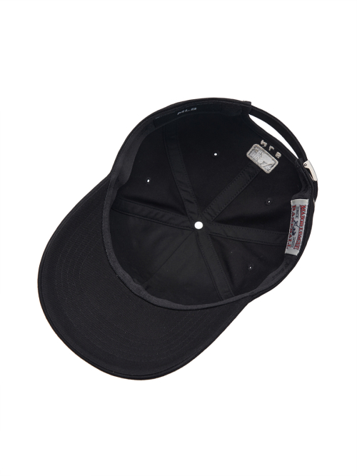 컬시브 레터링 언스트럭쳐 볼캡 NY (Black)