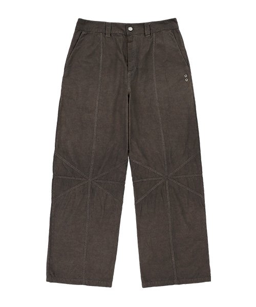 TCM cross line pants (brown)