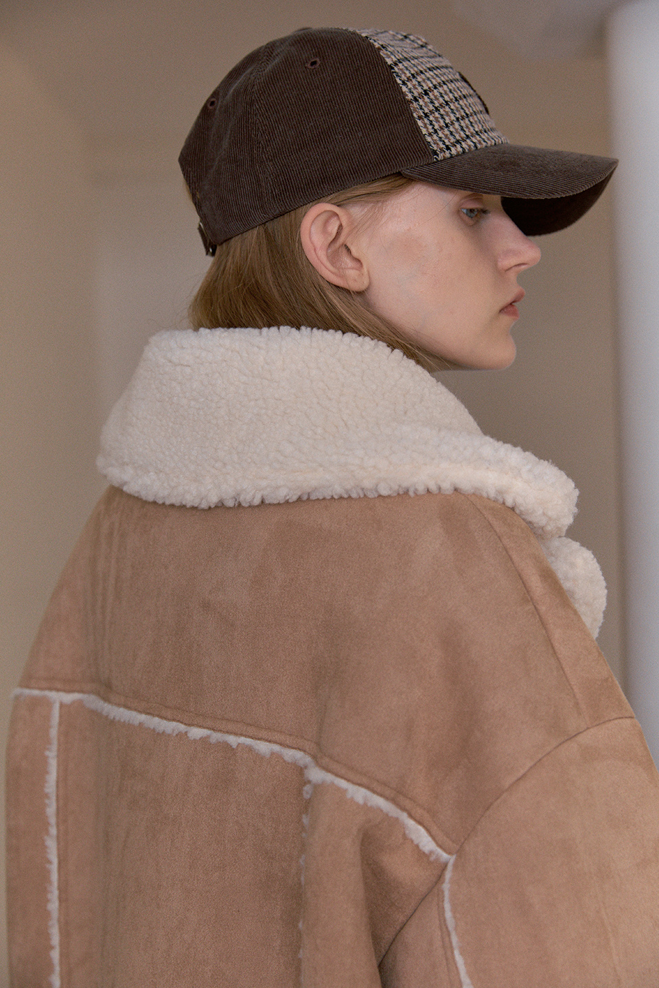 【SINOON】OVERSIZED SHEARLING JACKET MUSINSA | SINOON OVERSIZED SHEARLING JACKET (BEIGE)