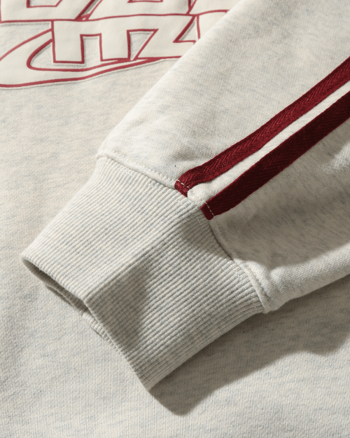 (VLAD) TYPE-A TRACK ARTWORK HOODED T-SHIRT_OATMEAL