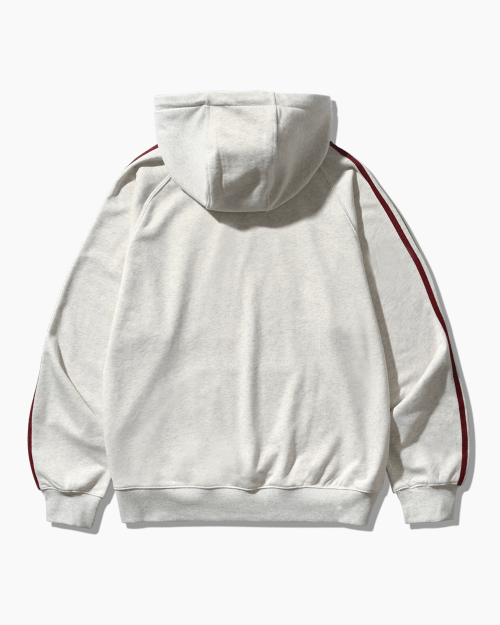 (VLAD) TYPE-A TRACK ARTWORK HOODED T-SHIRT_OATMEAL
