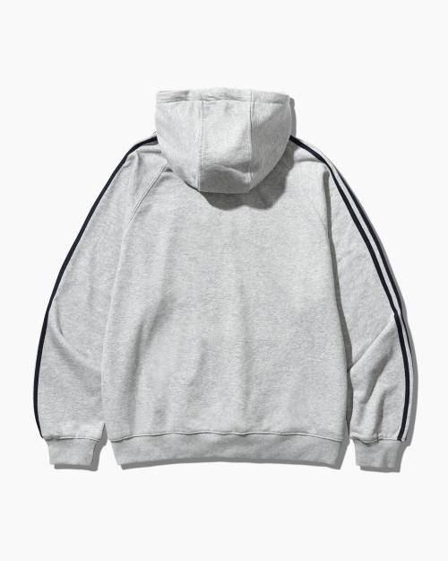 (VLAD) TYPE-A TRACK ARTWORK HOODED T-SHIRT_MELANGE