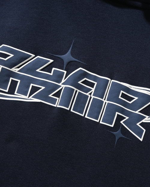 (VLAD) TYPE-A TRACK ARTWORK HOODED T-SHIRT_NAVY
